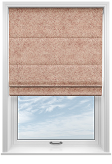 Rya, Soft Peach - Roman Blind